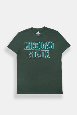 T-shirt imprimé logo Michigan State homme