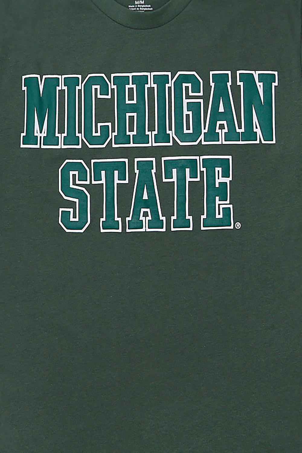 T-shirt imprimé logo Michigan State homme T-shirt imprimé logo Michigan State homme