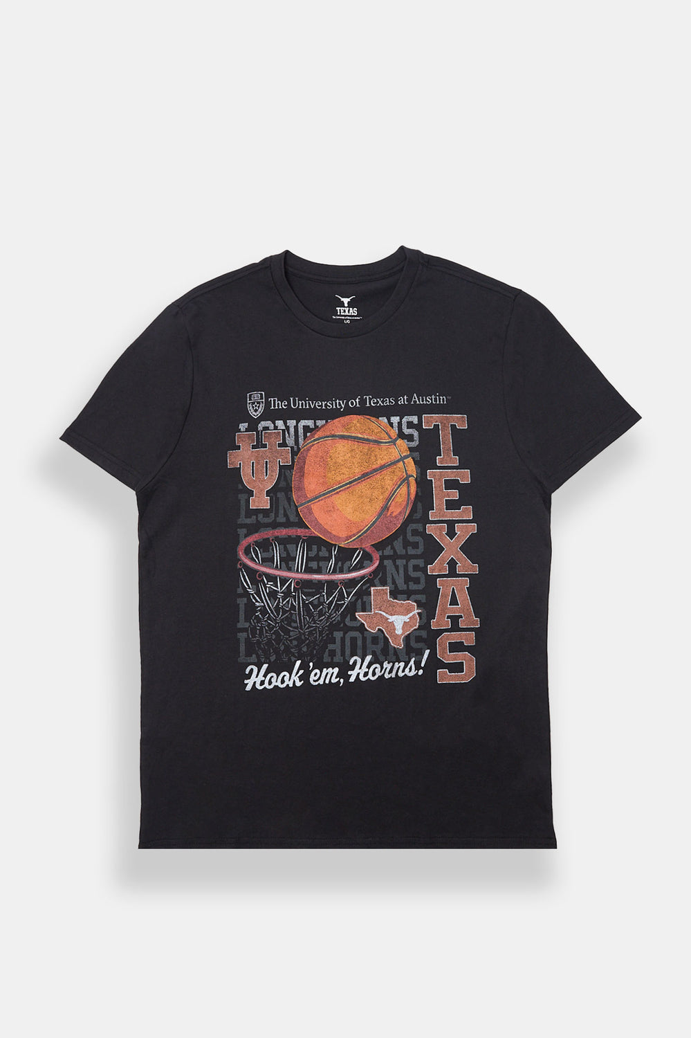 Mens Texas Longhorns Basketball Graphic Tee Mens Texas Longhorns Basketball Graphic Tee