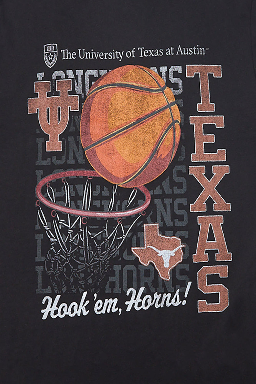 T-shirt imprimé Texas Longhorns Basketball homme T-shirt imprimé Texas Longhorns Basketball homme