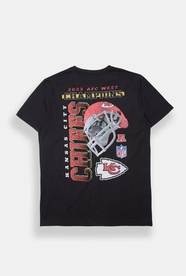 T-shirt surdimensionné imprimé Kansas City Chiefs 2023 AFC West homme