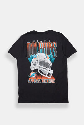 Mens Miami Dolphins Graphic Oversized Tee