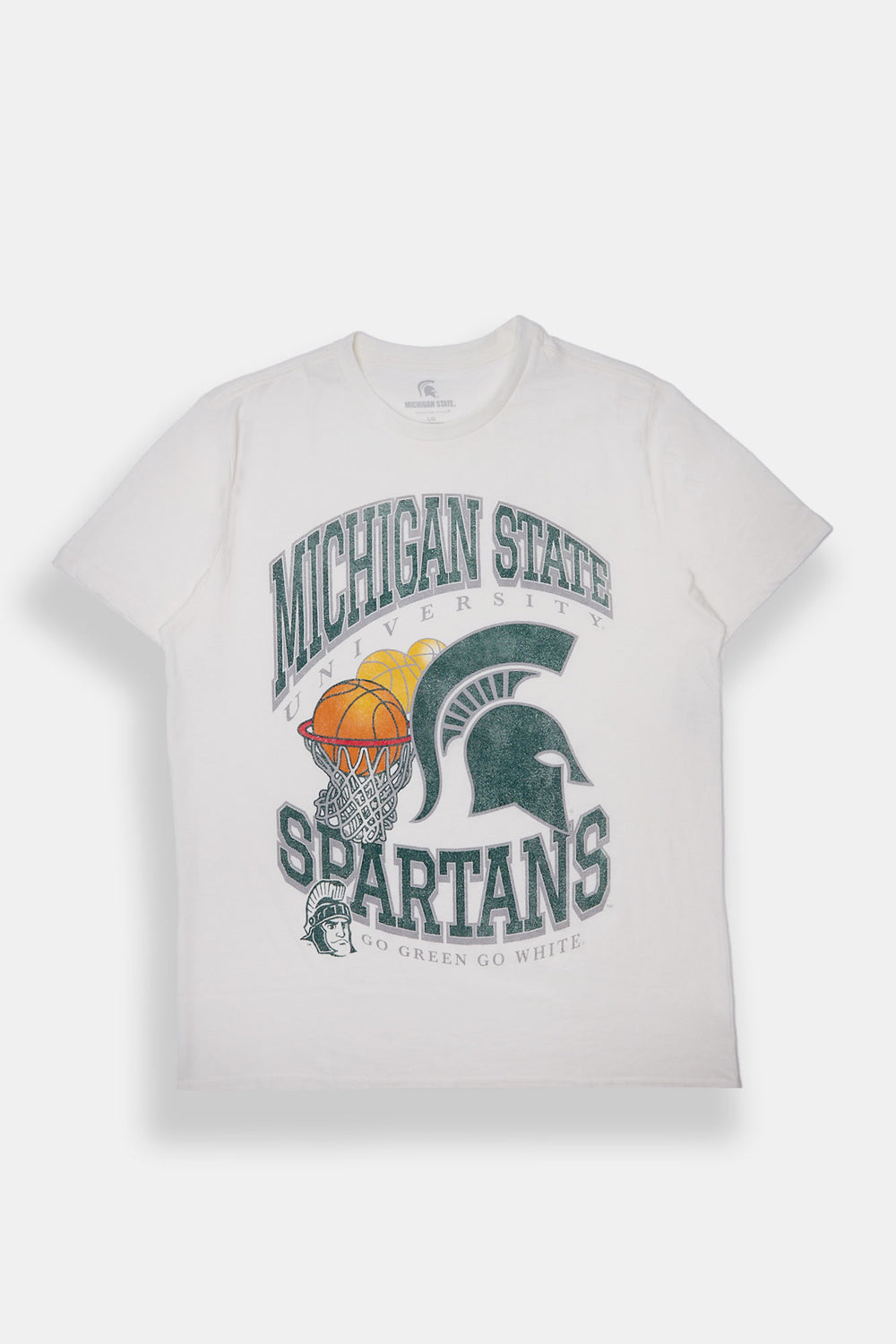 T-shirt surdimensionné imprimé Michigan State Spartans Net homme T-shirt surdimensionné imprimé Michigan State Spartans Net homme