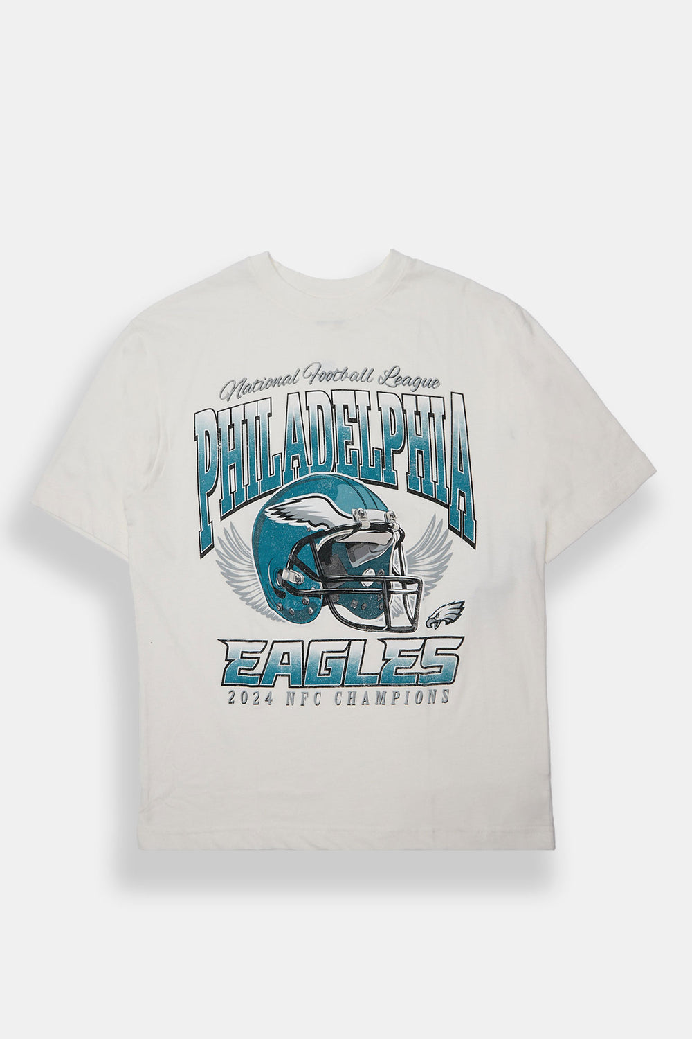 Mens Philadelphia Eagles 2022 Champions Graphic Oversized Tee Mens Philadelphia Eagles 2022 Champions Graphic Oversized Tee