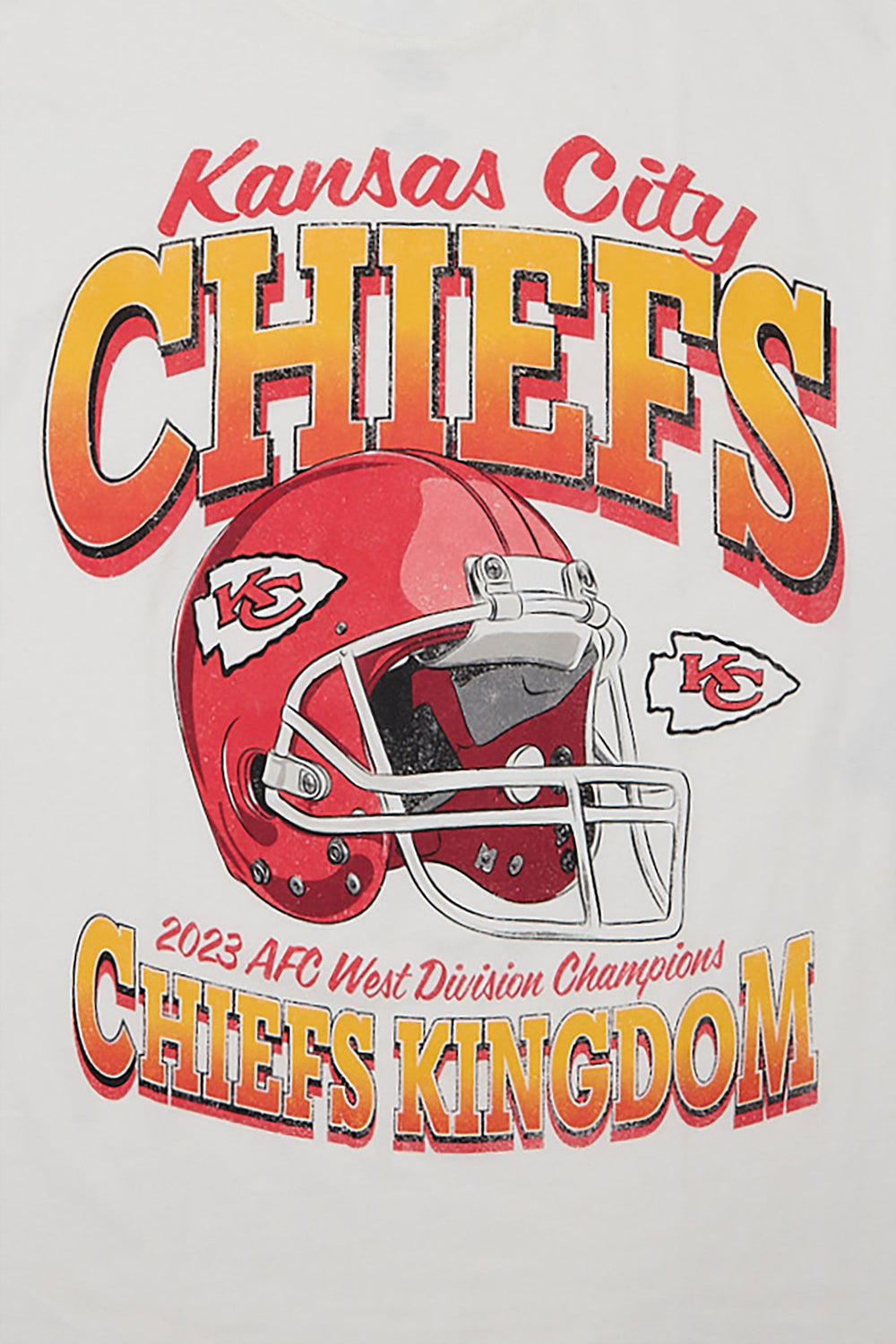 Mens Kansas City Chiefs 2023 Champions Graphic Oversized Tee Mens Kansas City Chiefs 2023 Champions Graphic Oversized Tee