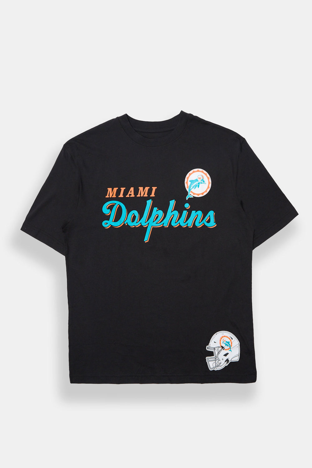 Mens Miami Dolphins HD Graphic Oversized Tee Mens Miami Dolphins HD Graphic Oversized Tee