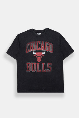 Mens Chicago Bulls Washed Oversized Tee