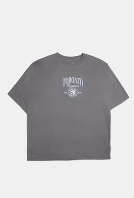 Mens Toronto Raptors Embroidered Graphic T-Shirt