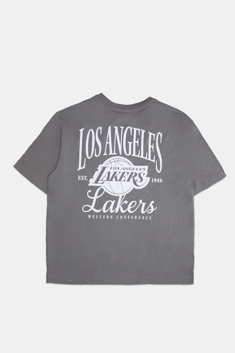 Mens LA Lakers Embroidered Graphic T-Shirt Mens LA Lakers Embroidered Graphic T-Shirt