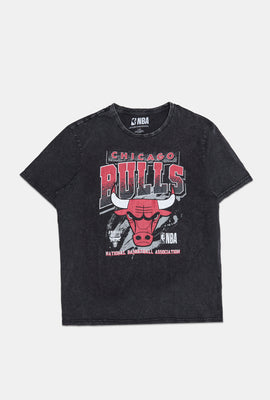 Mens Chicago Bulls Washed Graphic T-Shirt