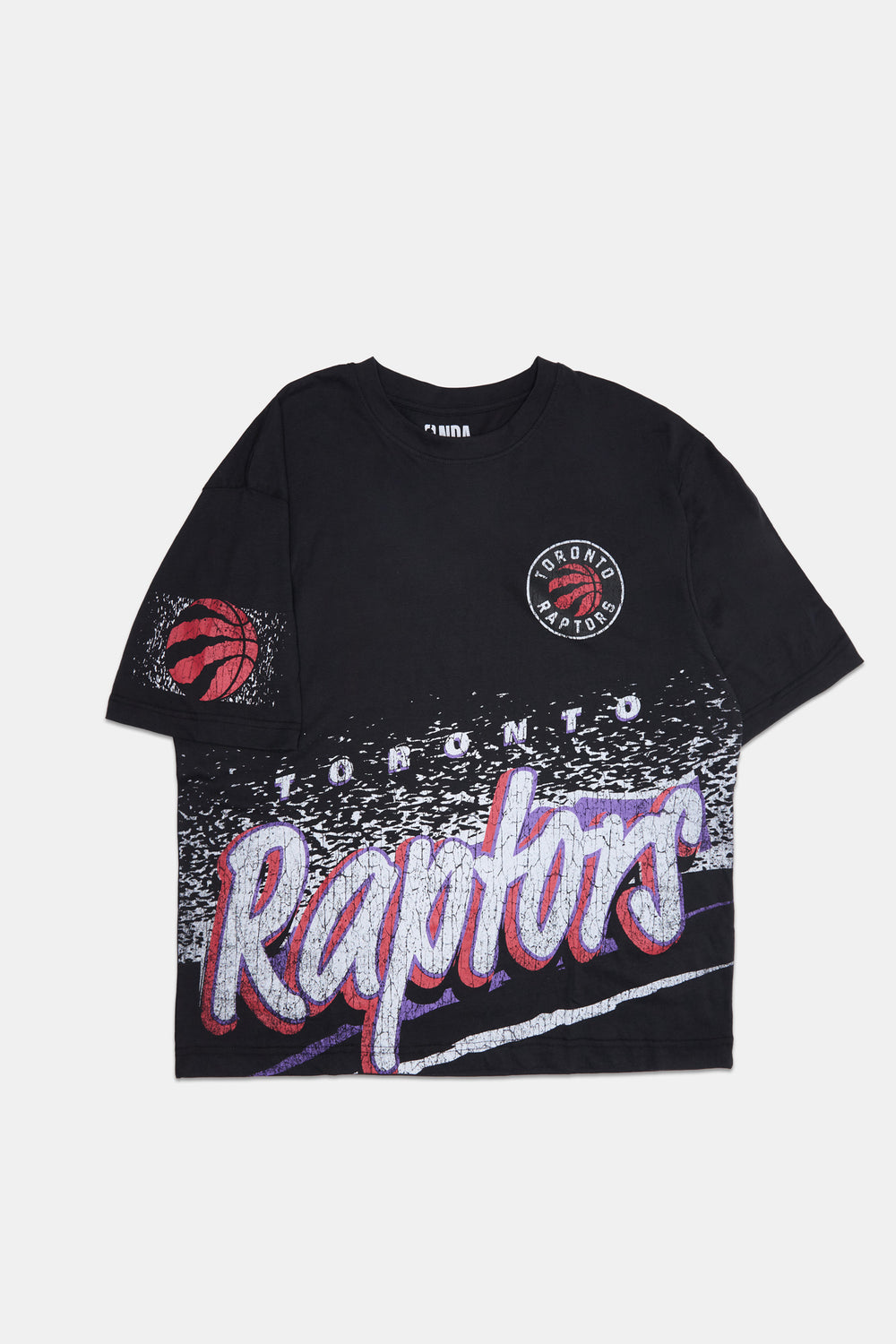 Mens Toronto Raptors Oversized T-Shirt Mens Toronto Raptors Oversized T-Shirt