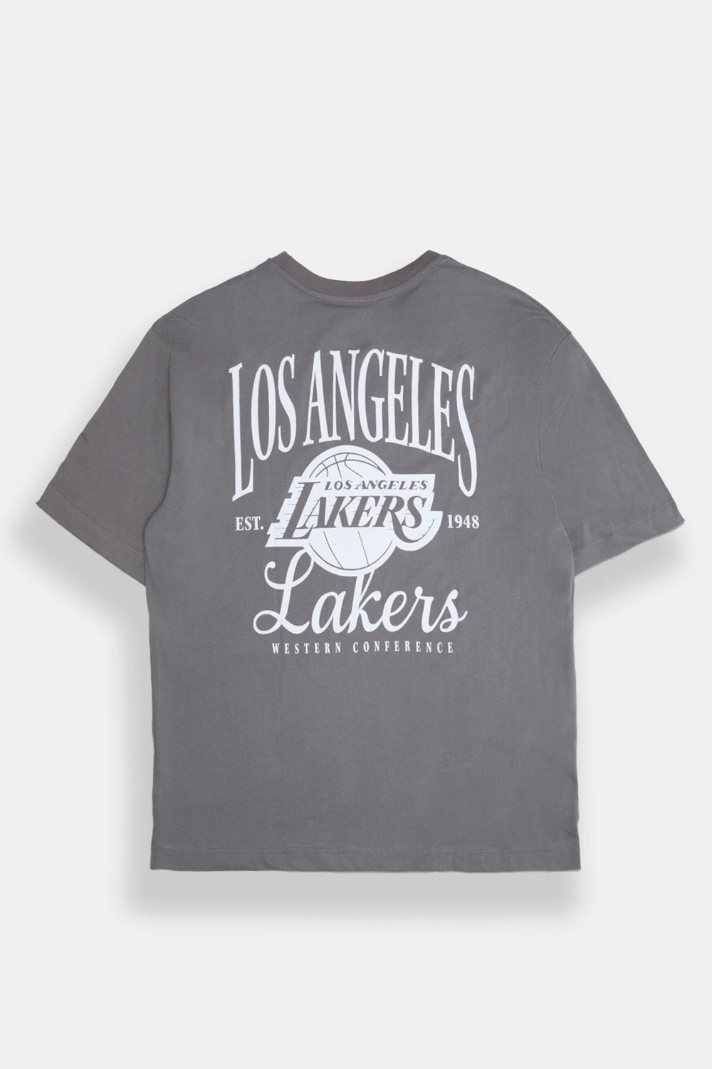 Los Angeles Lakers Embroidered Graphic Oversized Tee Los Angeles Lakers Embroidered Graphic Oversized Tee