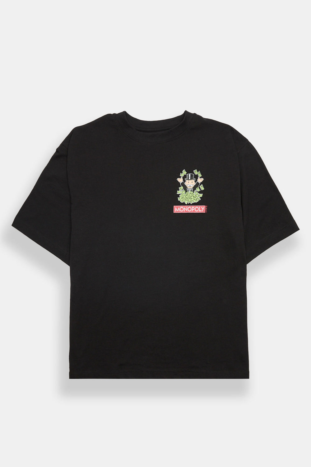 T-shirt surdimensionné imprimé Monopoly No Risk No Reward T-shirt surdimensionné imprimé Monopoly No Risk No Reward