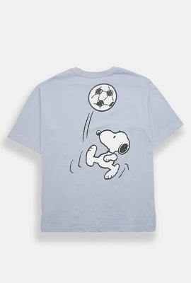 T-shirt surdimensionné imprimé Snoopy Soccer