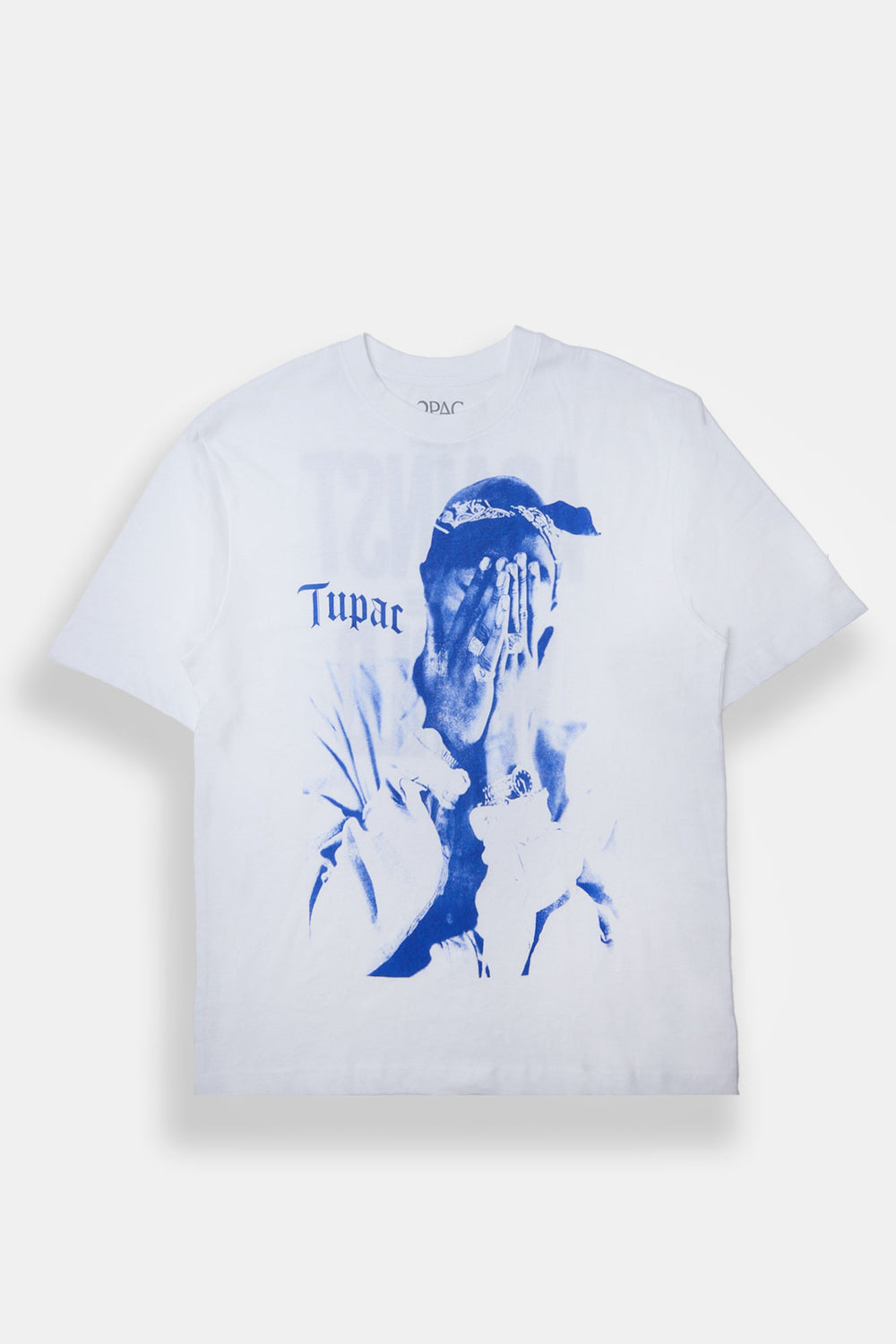 T-shirt surdimensionné imprimé Tupac Me Against The World homme T-shirt surdimensionné imprimé Tupac Me Against The World homme
