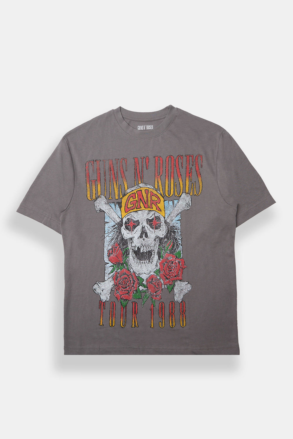 T-shirt surdimensionné imprimé Guns N' Roses Tour 1988 homme T-shirt surdimensionné imprimé Guns N' Roses Tour 1988 homme