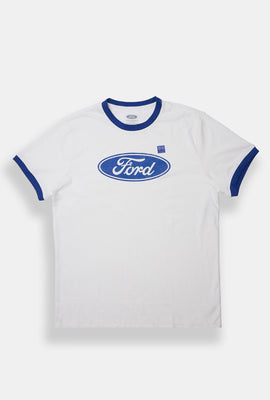 T-shirt ringer imprimé logo Ford