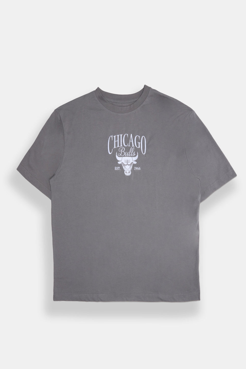 Chicago Bulls Embroidered Graphic Oversized Tee Chicago Bulls Embroidered Graphic Oversized Tee