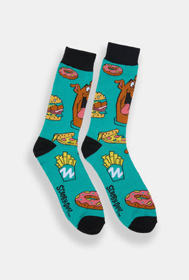Mens Scooby-Doo Jacquard Crew Socks