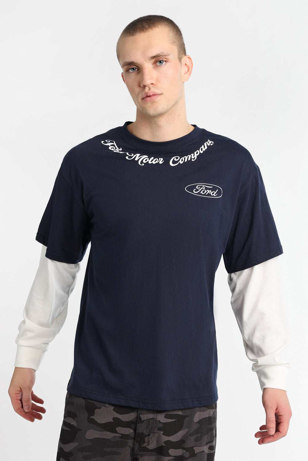 T-shirt à manches longues superposé Ford Motor Company T-shirt à manches longues superposé Ford Motor Company - West49