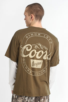 T-shirt à manches longues superposé Coors Original