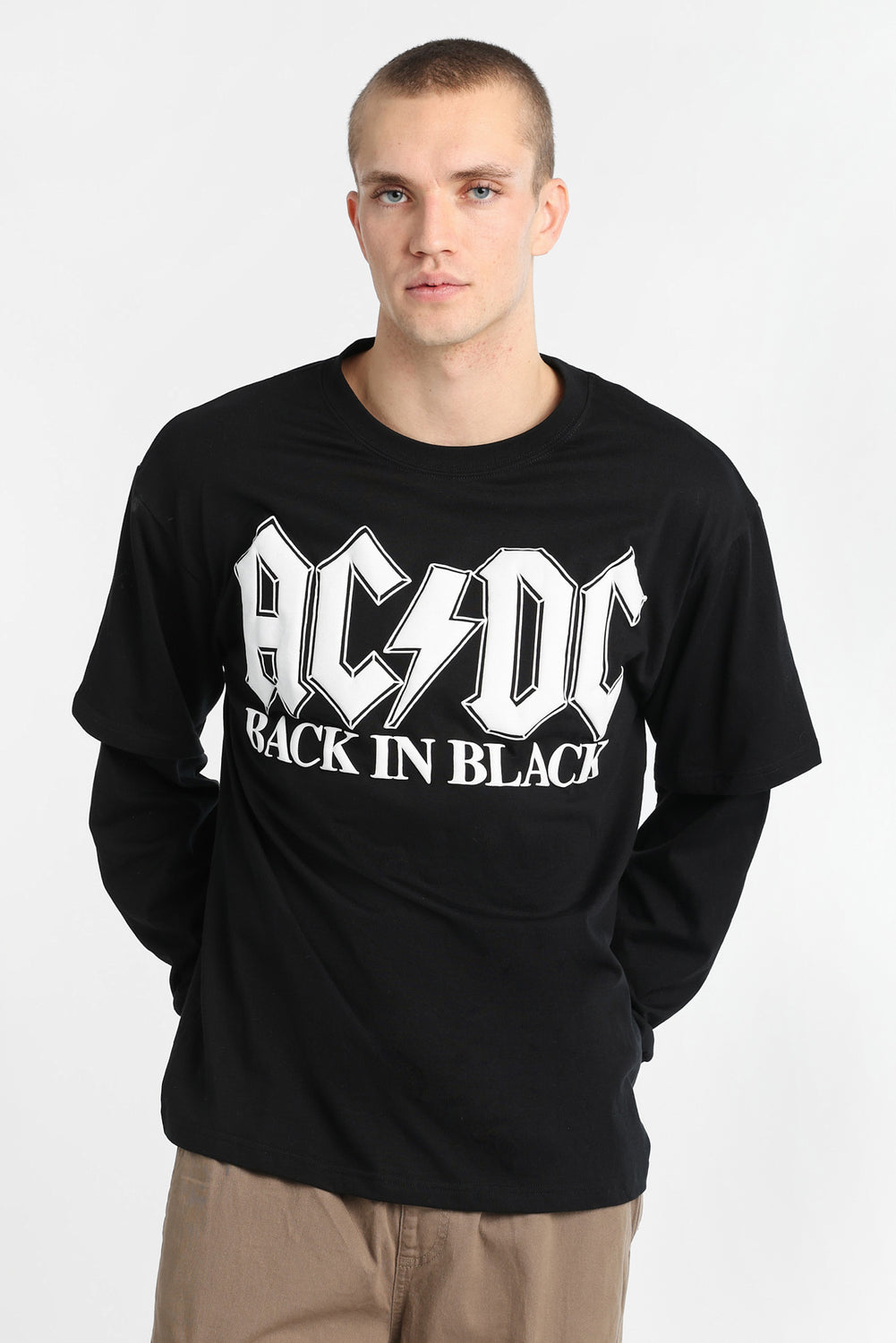 T-shirt à manches longues superposé AC/DC T-shirt à manches longues superposé AC/DC - West49