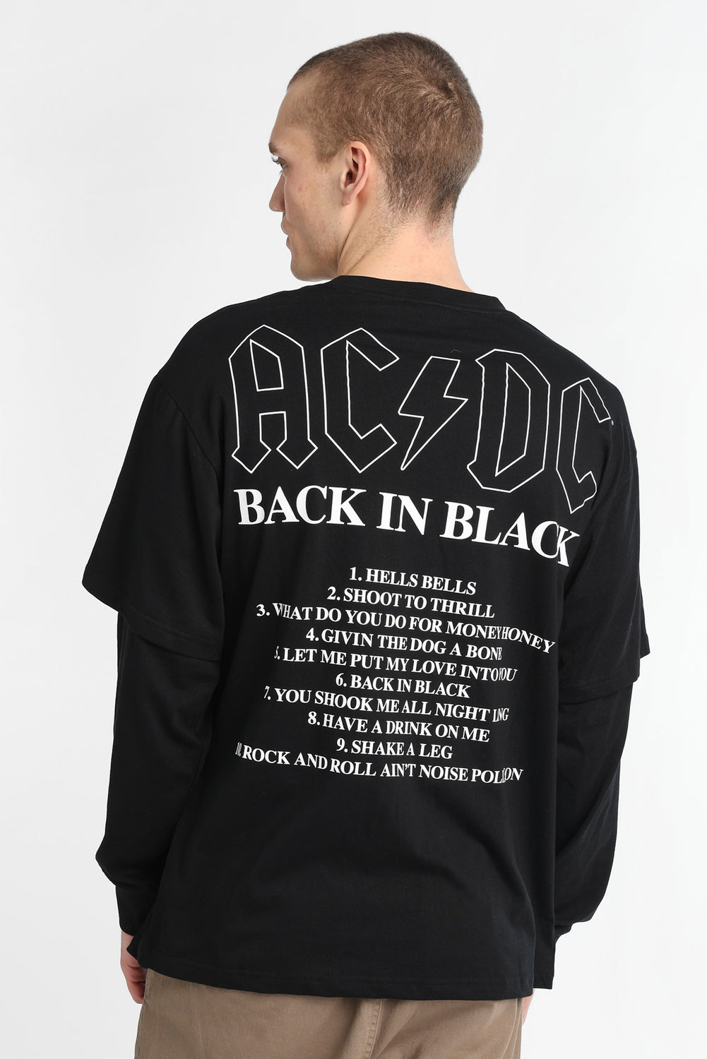 T-shirt à manches longues superposé AC/DC T-shirt à manches longues superposé AC/DC - West49