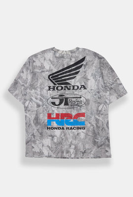 T-shirt camouflage arbres imprimé Honda Racing homme