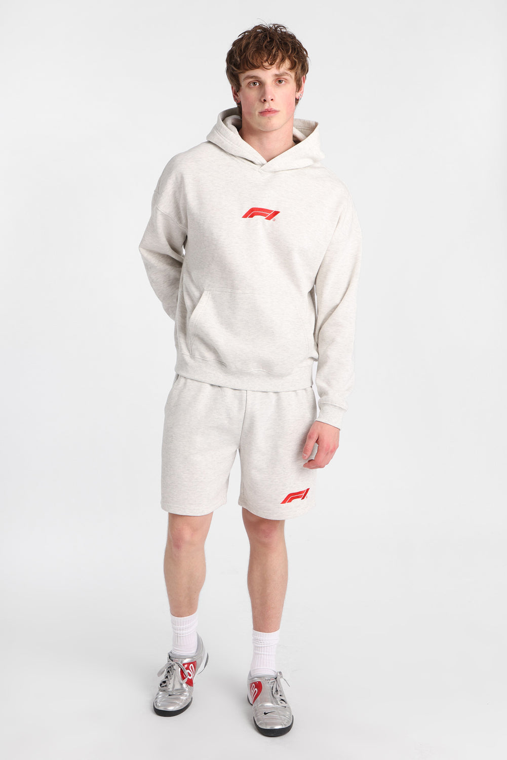 F1 Embroidered Fleece Shorts 7