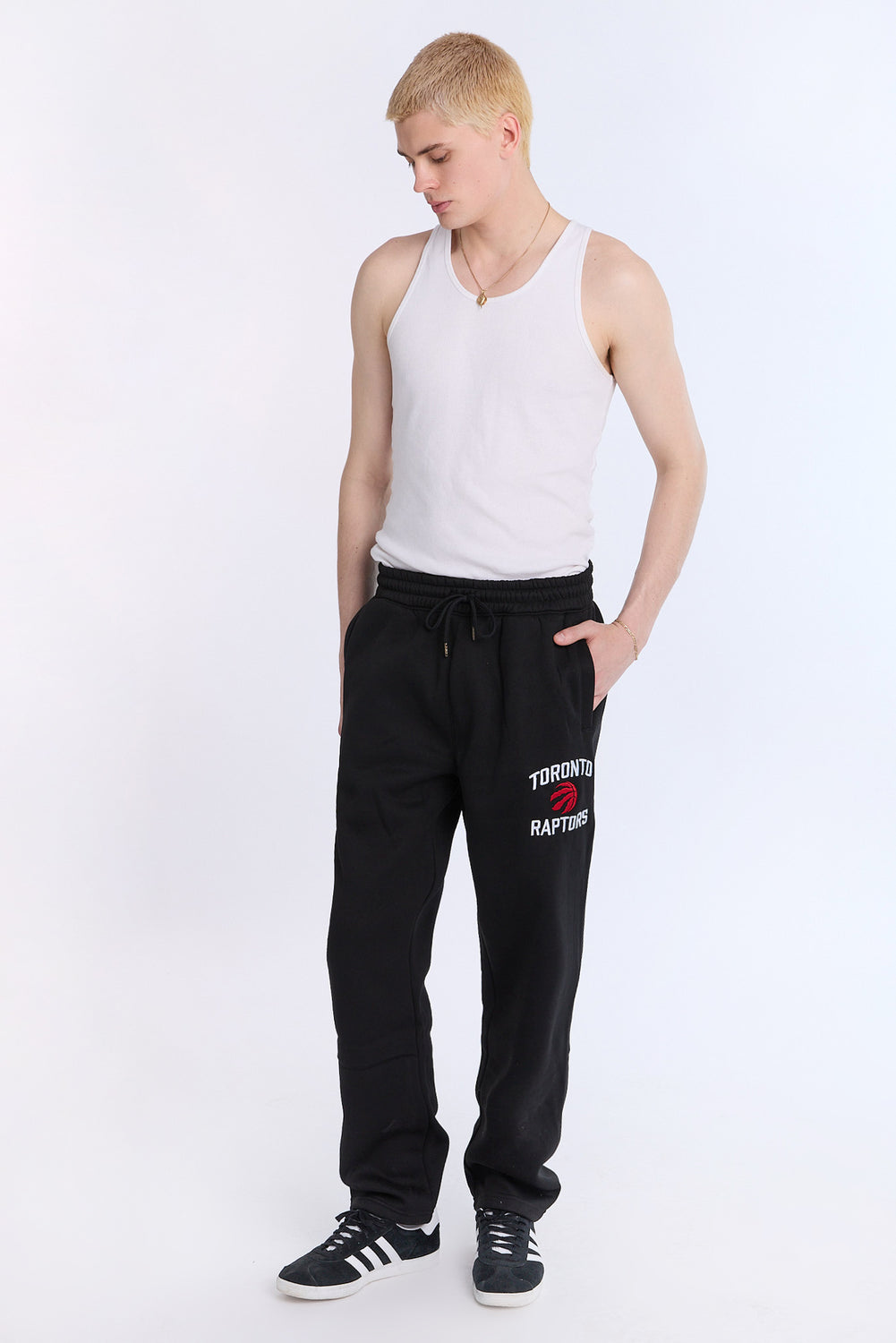 Mens Raptors Straight Leg Sweatpant Mens Raptors Straight Leg Sweatpant