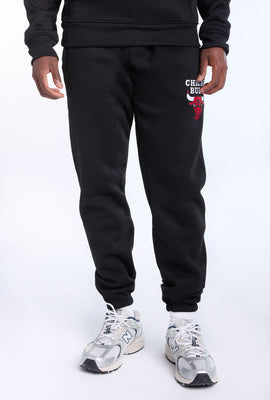 Jogger en molleton noir Chicago Bulls homme