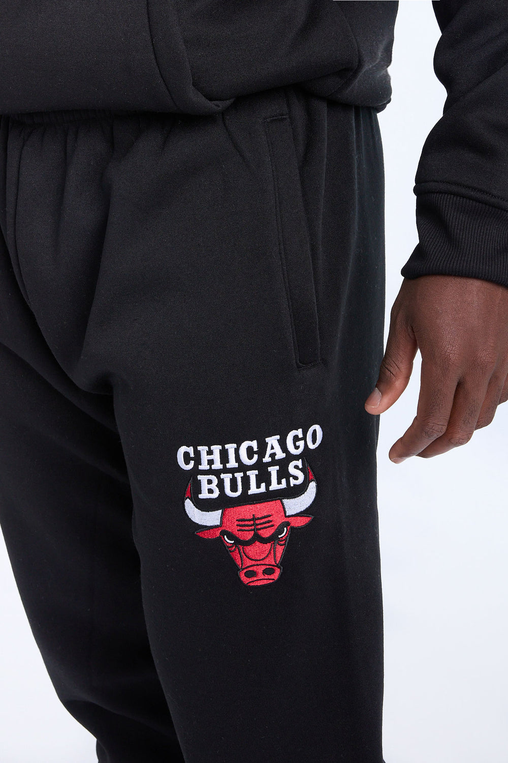 Jogger en molleton noir Chicago Bulls homme Jogger en molleton noir Chicago Bulls homme