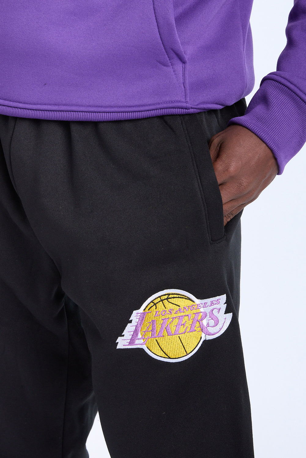 Jogger en molleton noir LA Lakers homme Jogger en molleton noir LA Lakers homme