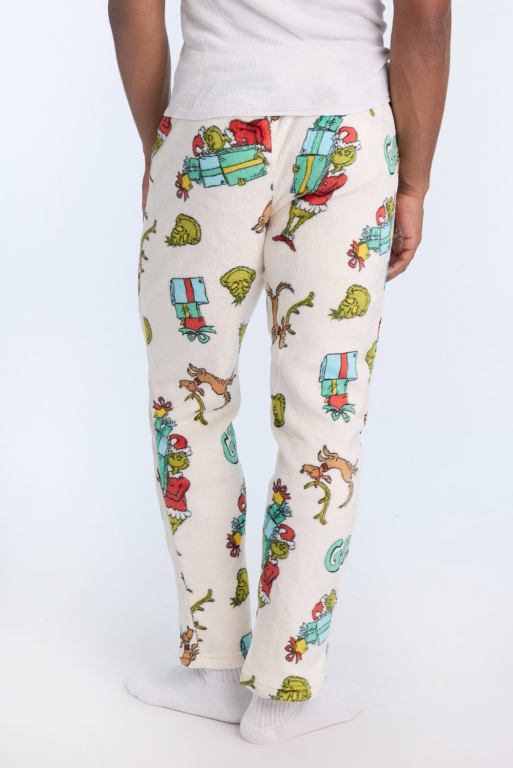Pantalon de pyjama en peluche The Grinch homme Pantalon de pyjama en peluche The Grinch homme