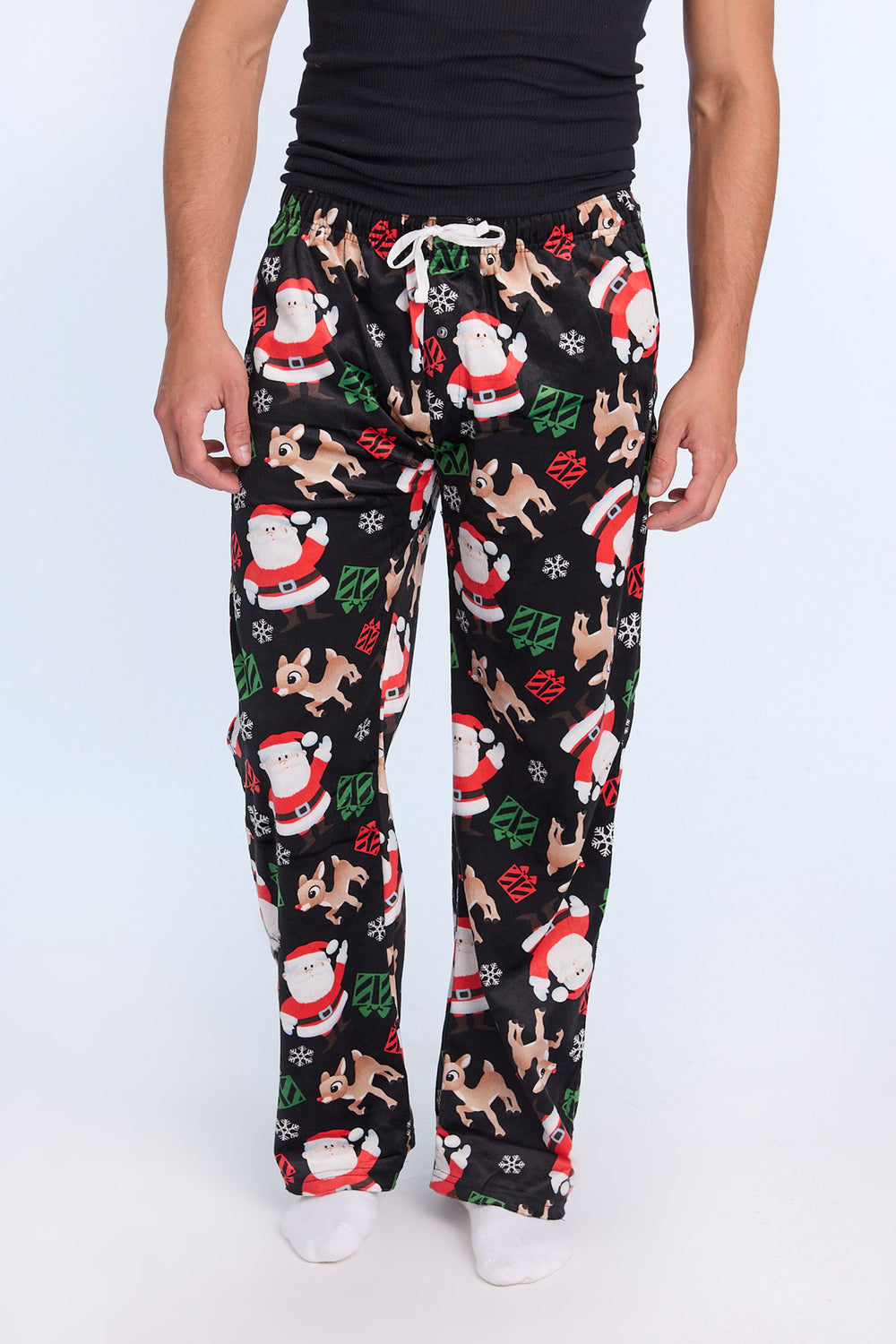 Pantalon de pyjama en peluche Rudolph The Red-Nosed Reindeer homme Pantalon de pyjama en peluche Rudolph The Red-Nosed Reindeer homme