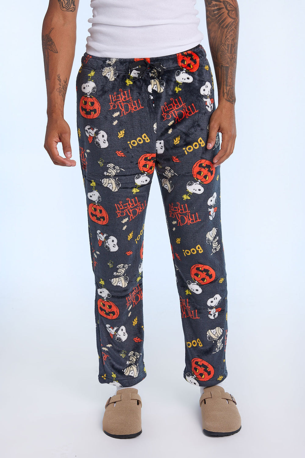 Pantalon de pyjama en peluche Spooky Snoopy homme Pantalon de pyjama en peluche Spooky Snoopy homme