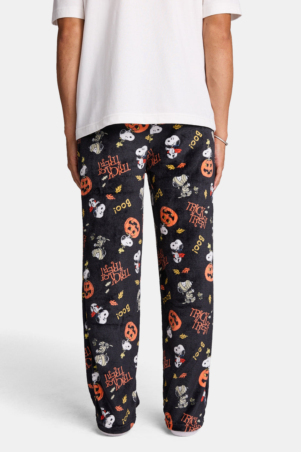 Pantalon de pyjama en peluche Snoopy d'Halloween Pantalon de pyjama en peluche Snoopy d'Halloween