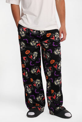 Pantalon pyjama en molleton soyeux imprimé vampires Minions