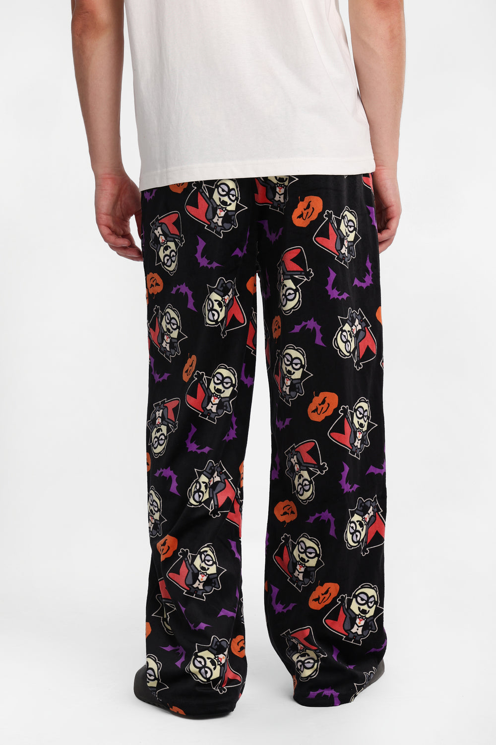 Pantalon pyjama en molleton soyeux imprimé vampires Minions Pantalon pyjama en molleton soyeux imprimé vampires Minions