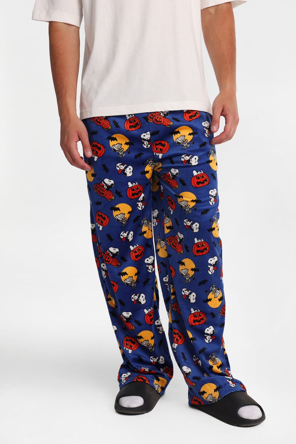 Peanuts Snoopy Pumpkins Silky Fleece Pajama Pants Peanuts Snoopy Pumpkins Silky Fleece Pajama Pants