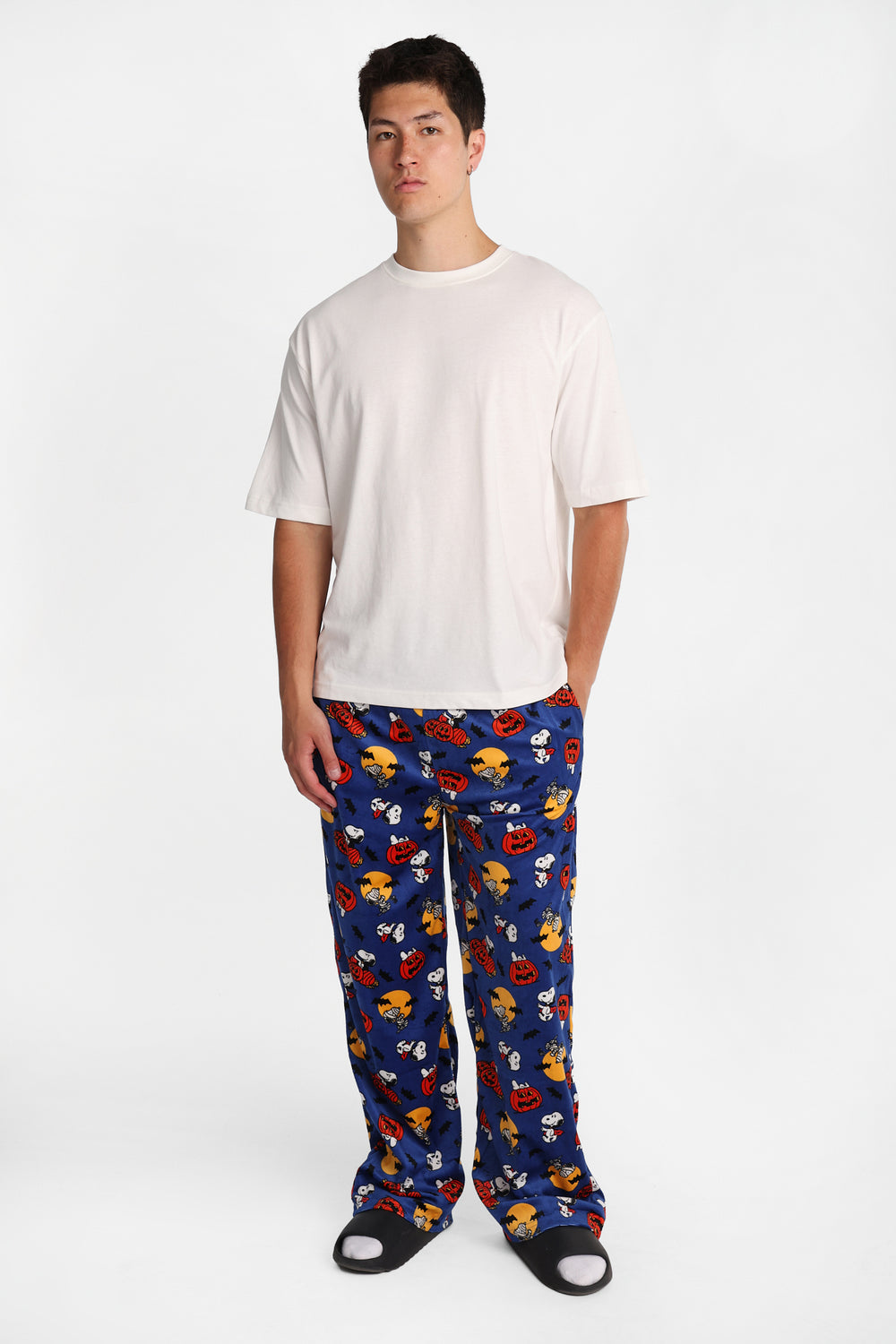 Peanuts Snoopy Pumpkins Silky Fleece Pajama Pants Peanuts Snoopy Pumpkins Silky Fleece Pajama Pants