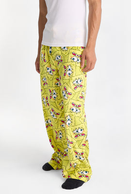 Pantalon pyjama en molleton soyeux imprimé Bob l'éponge