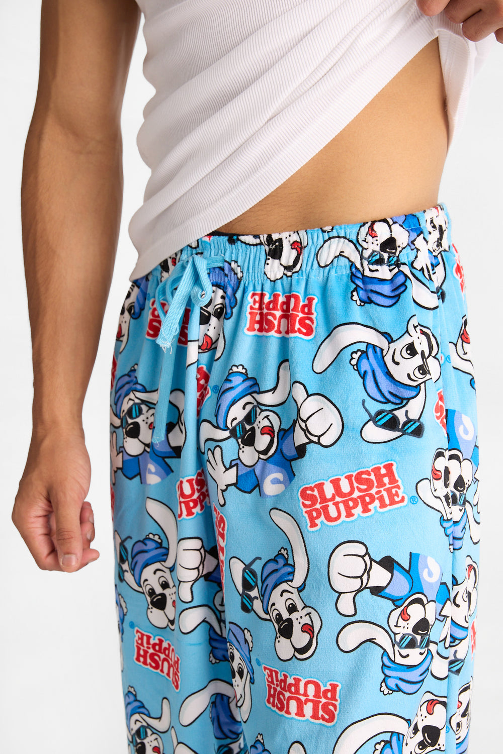 Pantalon pyjama en molleton soyeux imprimé Slush Puppie Pantalon pyjama en molleton soyeux imprimé Slush Puppie