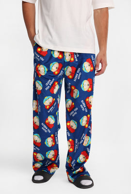 Pantalon pyjama en molleton soyeux imprimé South Park Cartman Screw You Guys