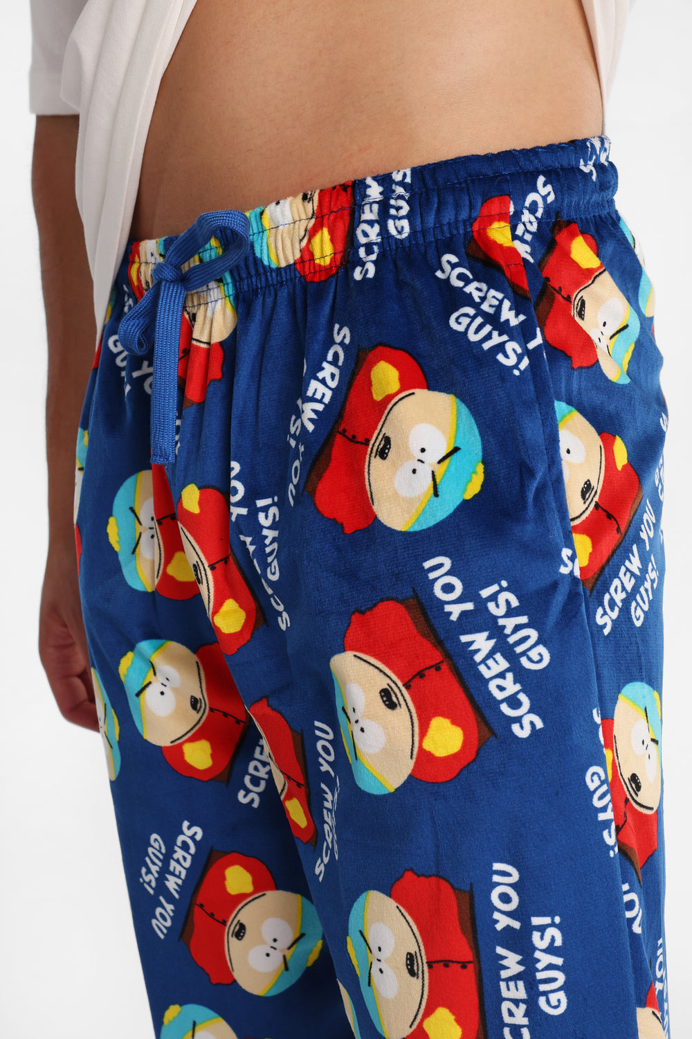South Park Cartman Screw You Guys Silky Fleece Pajama Pants South Park Cartman Screw You Guys Silky Fleece Pajama Pants