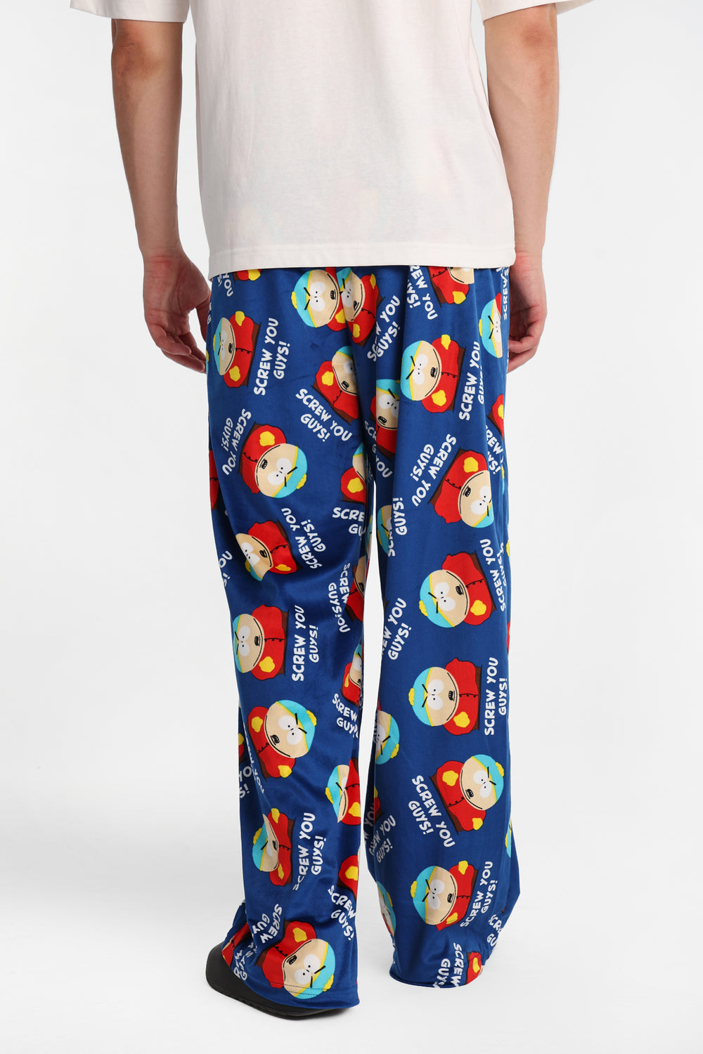South Park Cartman Screw You Guys Silky Fleece Pajama Pants South Park Cartman Screw You Guys Silky Fleece Pajama Pants