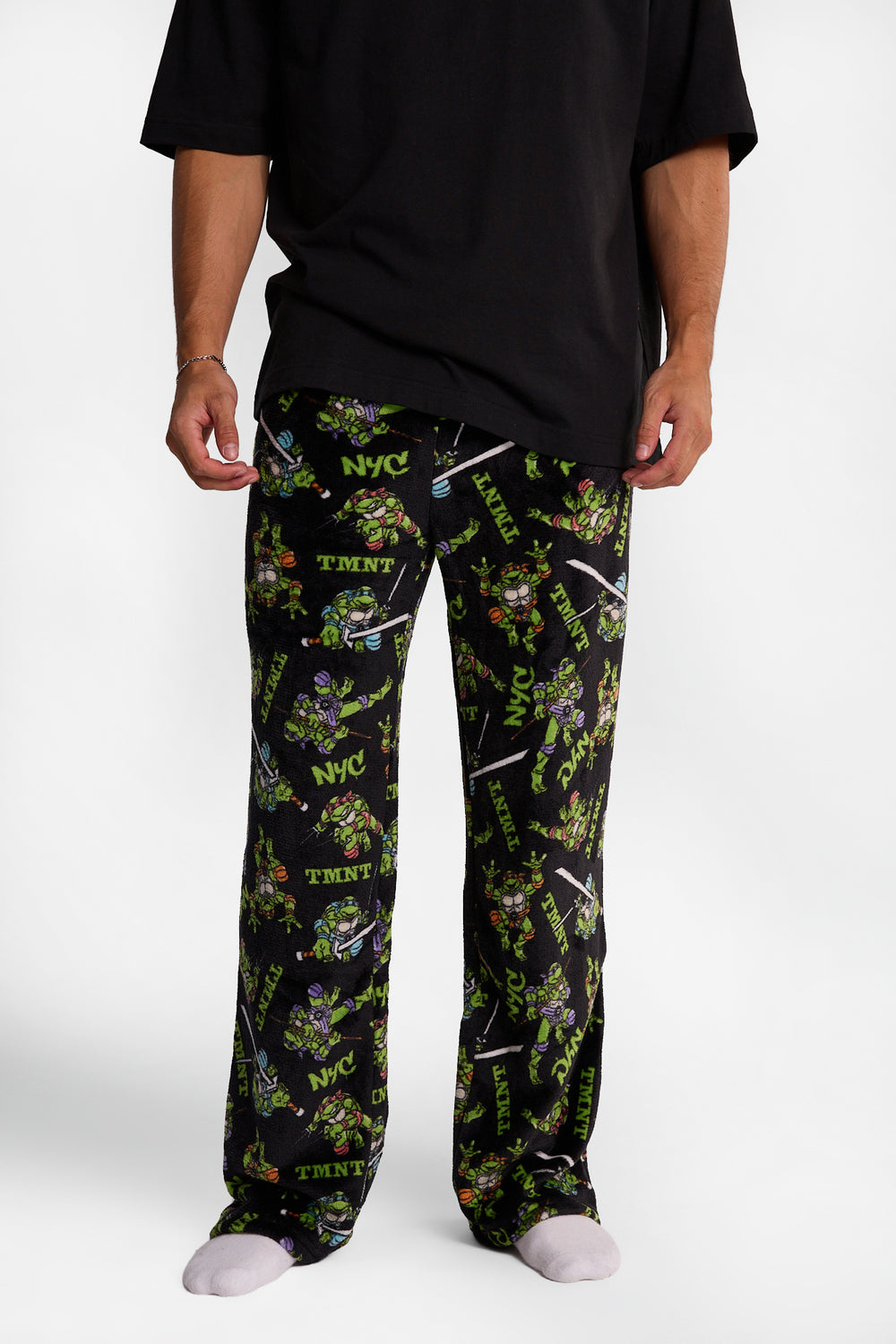 Teenage Mutant Ninja Turtles Plush Pajama Pants Teenage Mutant Ninja Turtles Plush Pajama Pants