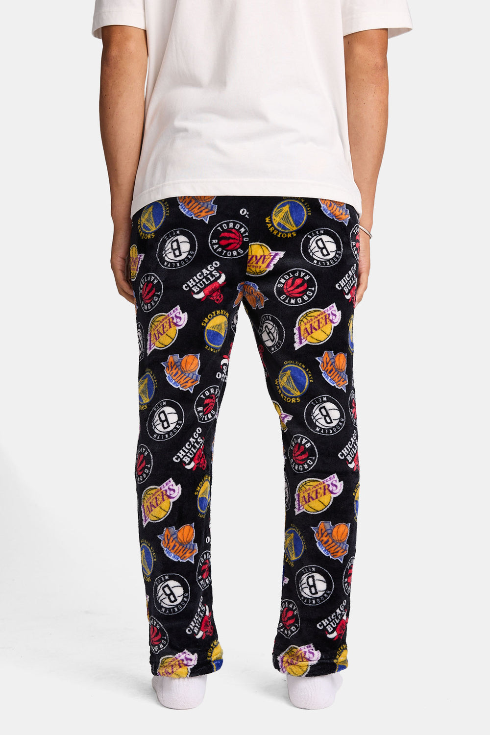 Pantalon de pyjama en peluche imprimé NBA Pantalon de pyjama en peluche imprimé NBA