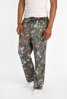 Pantalon de pyjama en molleton soyeux imprimé Looney Tunes