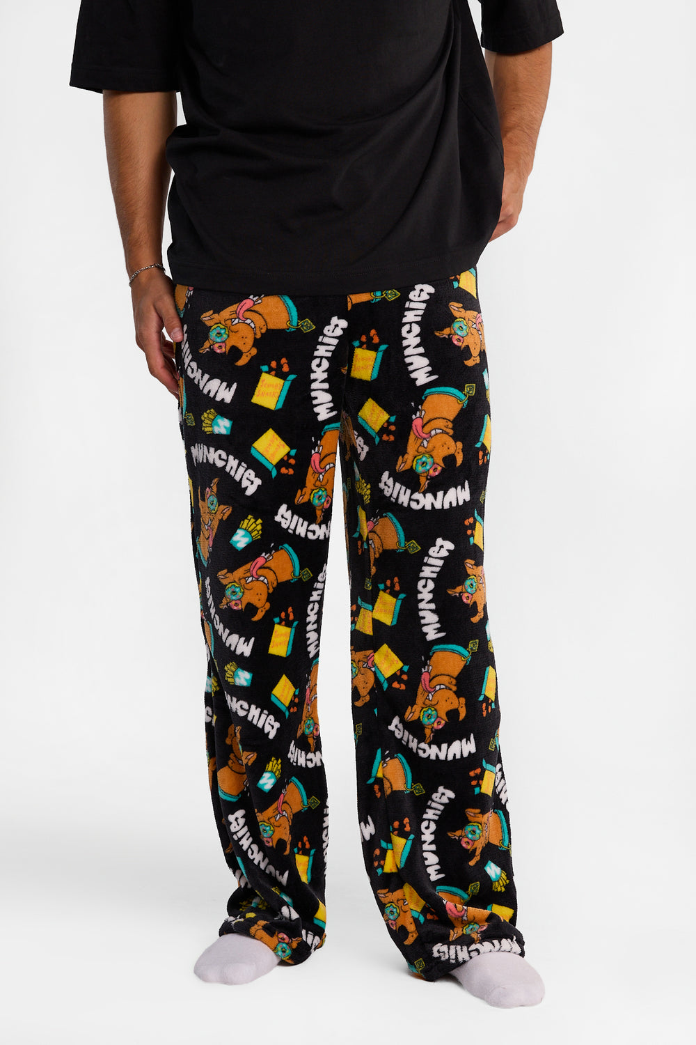 Pantalon pyjama pelucheux imprimé Scooby-Doo! Munchies Pantalon pyjama pelucheux imprimé Scooby-Doo! Munchies